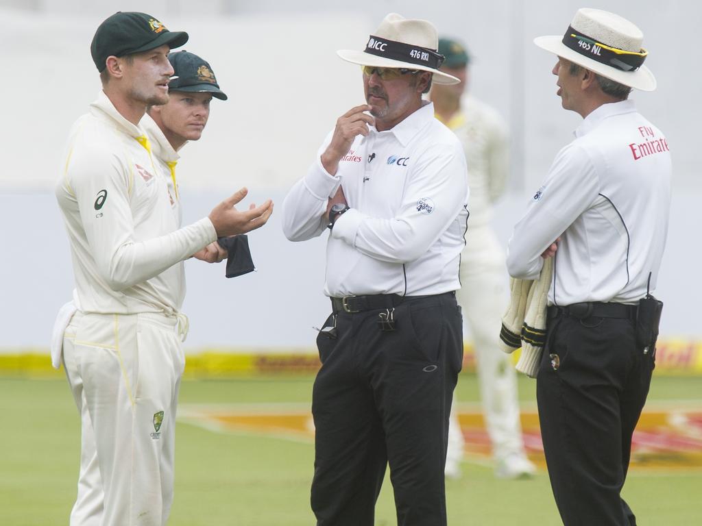 Cameron Bancroft was caught red-handed.