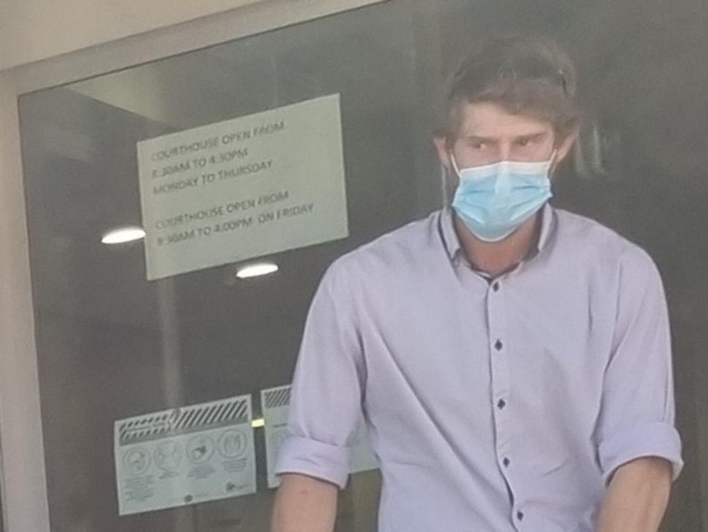 Harley Joshua Fitzgerald leaving Kingaroy Magistrates Court on February 17, 2022. Photo/Holly Cormack