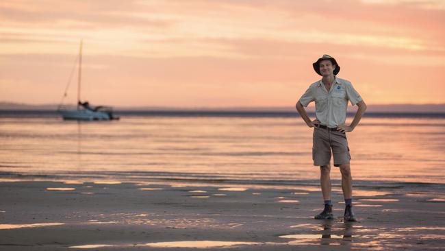 Kingfisher Bay Resort ranger Peter Meyer. Photo: Tourism Events QLD