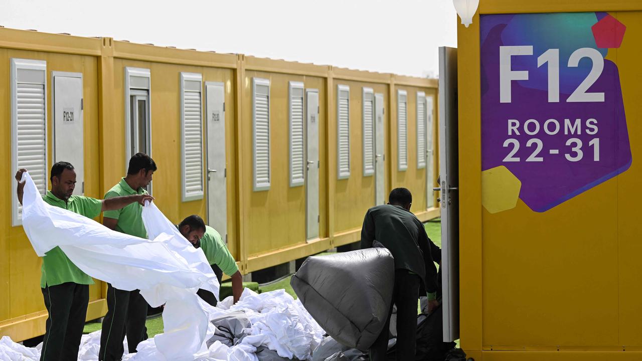 The Al-Emadi fan village in Doha.