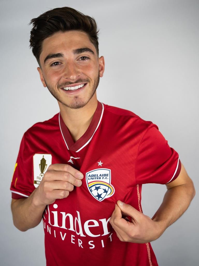 Adelaide United player, Josh Cavallo. Picture: AUFC