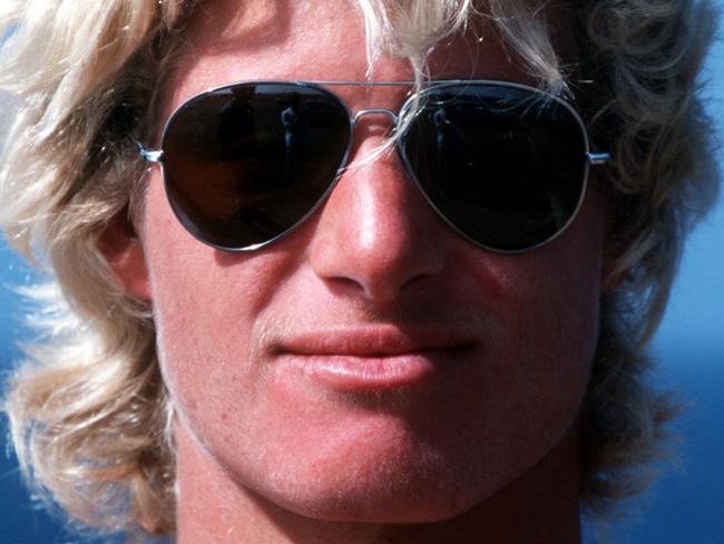 1985 : Surfer Mark Occhilupo in 1985 photo. Pic Bruce Channon.Surfing P/