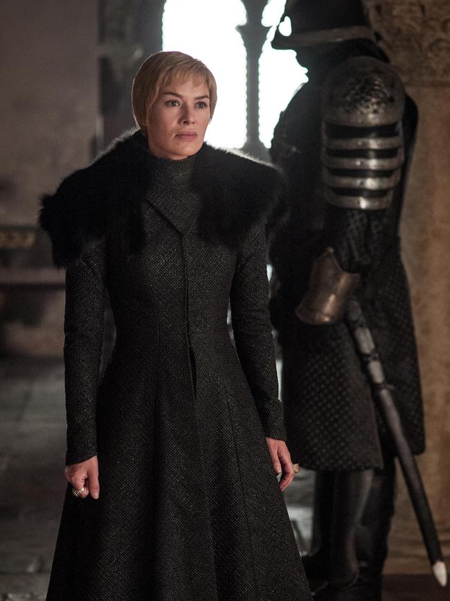 Lena Headey as Cersei Lannister.