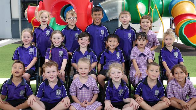 My First Year: Broadbeach State School Prep J. Front Row: Noah, Walter, Kaia, Chloe, Nehemiah, Luca. Middle row: Bowie, Marlie, Joseph, Luke, Sophia, Rada. Back row: Mae, Kai, Rafael, Sasha, Benjamin. Picture: Glenn Hampson