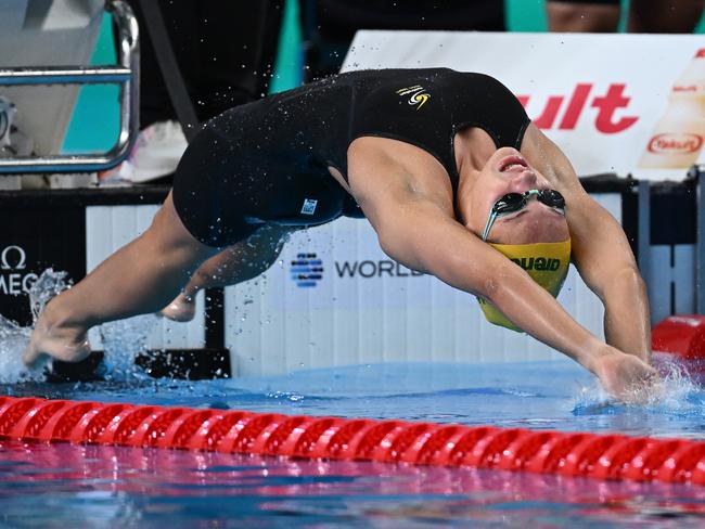 Jaclyn Barclay of Team Australia at the Doha 2024 World Aquatics Championships earlier this year. Picture: Quinn Rooney/Getty Images