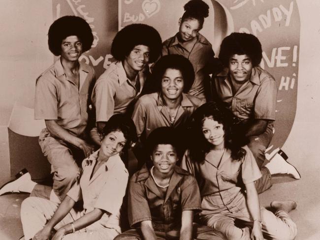 The Jacksons, including Michael, bottom centre, and Janet, top. Picture: Supplied