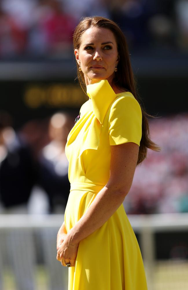 Belle on X: Princess Catherine arrives at the Royal Box to watch the ladies  finals today💚 #Wimbledon  / X