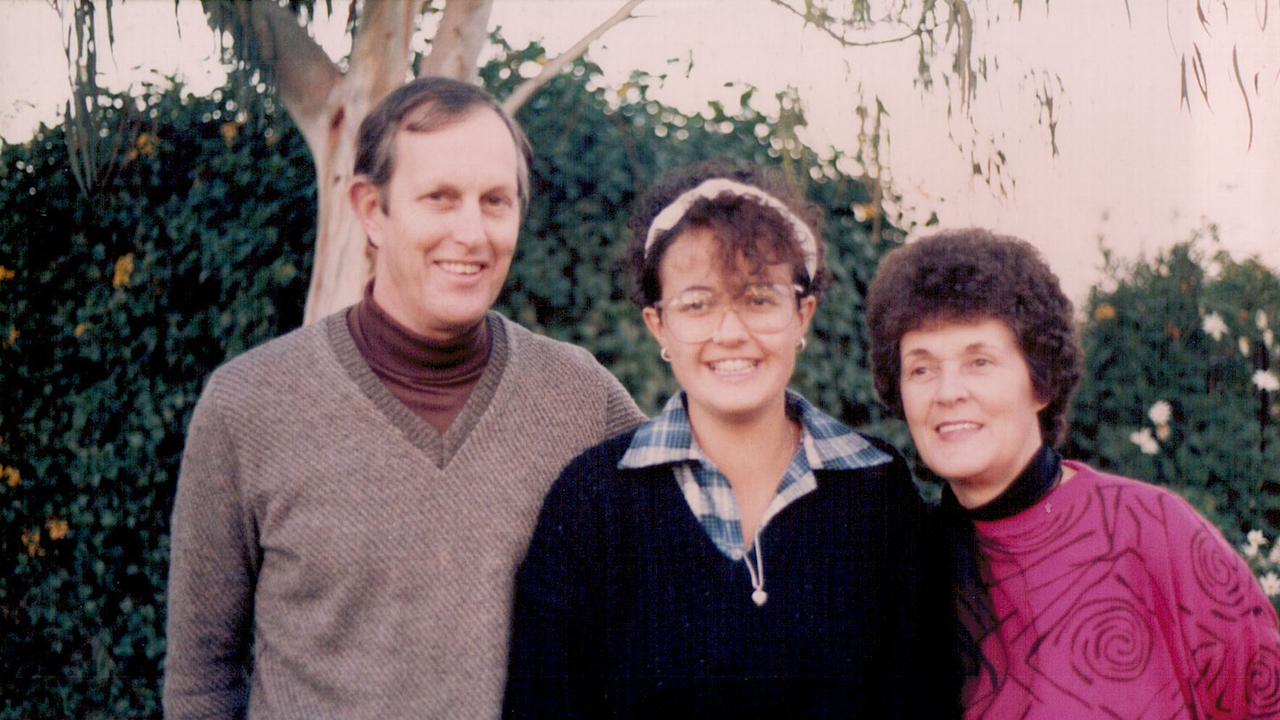 Melissa Hunt Dad, Melissa, Mum about 1986 and Melissa. Picture: Supplied.