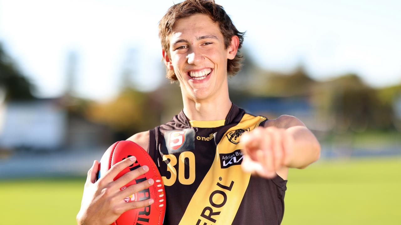 Tiger Harry Ramm. Picture: Cory Sutton/SANFL