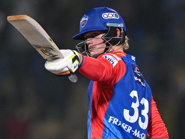 Jake Fraser-McGurk could make millions on the T20 circuit. Picture: Arun Sankar/AFP