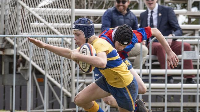 14As Downlands vs TGS. O'Callaghan Cup Day at Downlands College. Saturday, August 6, 2022. Picture: Nev Madsen.