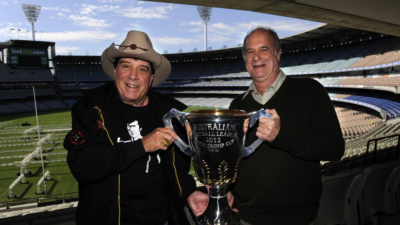 Molly Meldrum (left) and Michael Gudinski were friends for over 50 years. Pic: AAP Image/Julian Smith