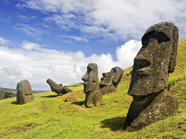 The stone statues are incredible feats of humankind.