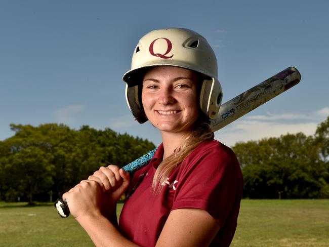 Charters Towers softball star Stephanie Lowe has been selected in the Australian team for the inaugural U18 World Championships in Peru. Picture: Evan Morgan