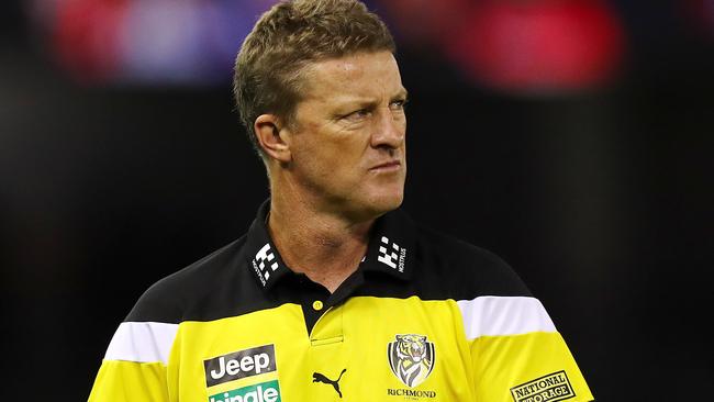 Richmond and coach Damien Hardwick must get back lost respect. Picture: Michael Klein