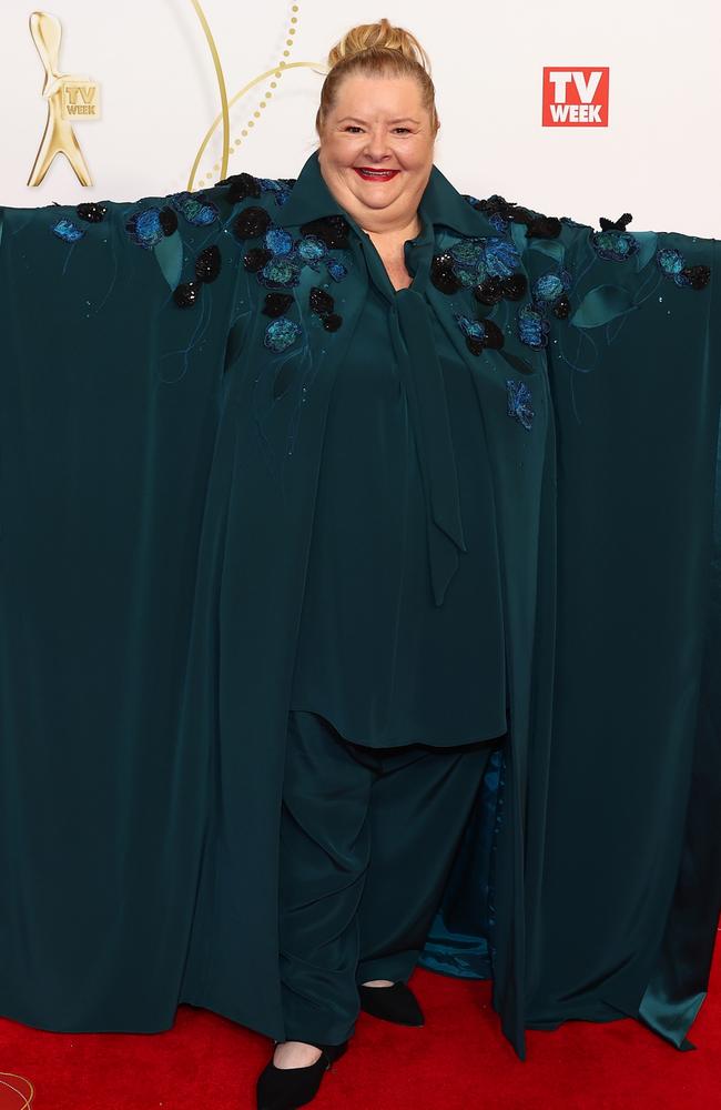 Magda Szubanski attends the 62nd TV Week Logie Awards. Picture: Getty