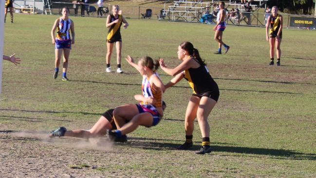 Tough tackling - Tweed Coast Northern Rivers against Mt Gravatt-JIndalee at the weekend.