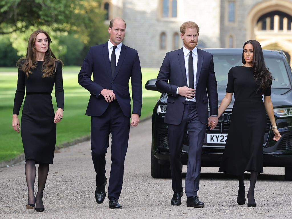 Kate and Meghan last saw each other after Queen Elizabeth’s death in September 2022. Picture: Chris Jackson/Getty Images