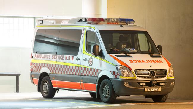 NSW Ambulance. Picture by DAMIAN SHAW