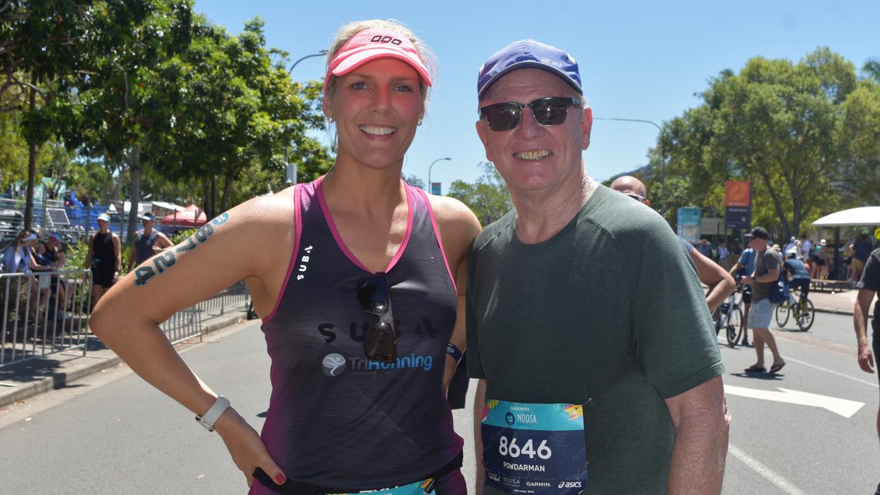 Alison Garland and Michael Power at the Garmin Noosa Triathlon on October 30, 2022. Picture: Sam Turner