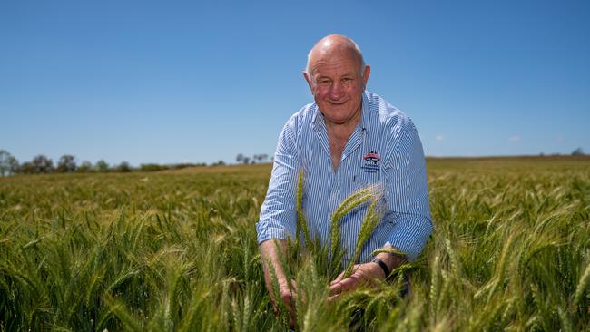 Roger Fletcher’s agricultural business exports lamb, wool, wheat and cotton, among other goods. Picture: David Roma