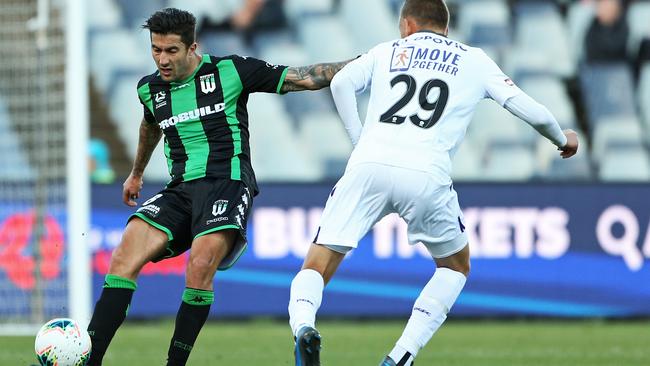 Panagiotis Kone scored Western United’s first home goal. Picture: Getty Images