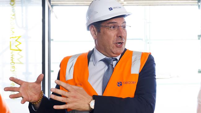 Deicorp managing director Fouad Deiri enjoys a chat. Picture: AAP