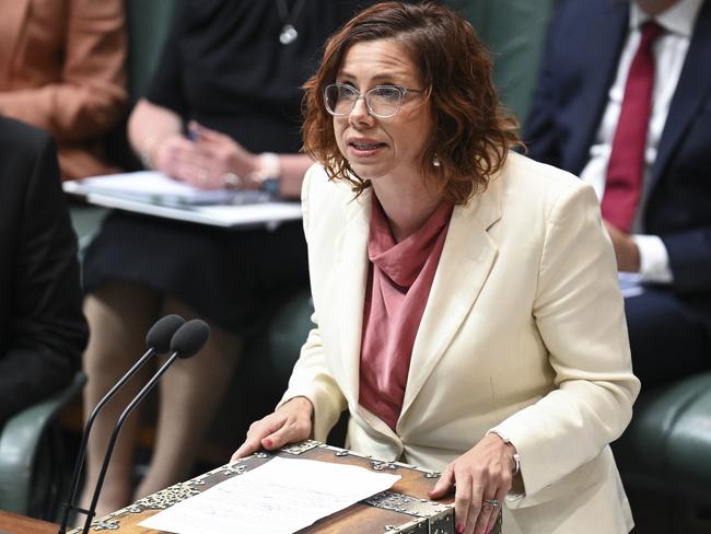 Social Services Minister Amanda Rishworth. Picture: NCA NewsWire/Martin Ollman