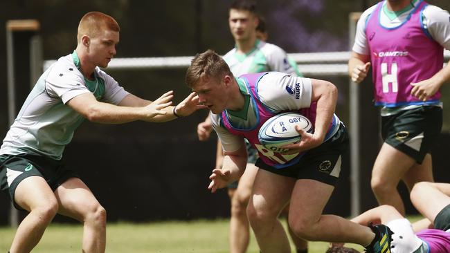 Billy Pollard during Australian Rugby Schoolboys training last year. Picture: RugbyAu Media/Karen Watson