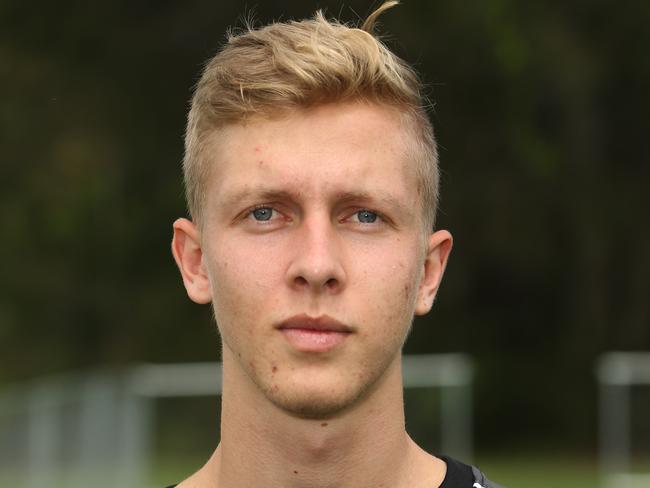 Broadbeach goalkeeper Luka Zoric. Picture Glenn Hampson