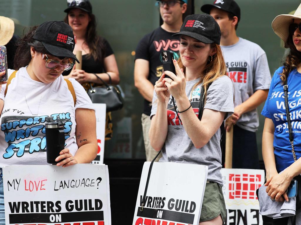 Actors will now join Hollywood’s writers on the picket line. Picture: Getty Images via AFP