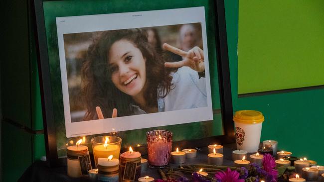 Murdered student Aiia Maasarwe has been remembered in community vigils. Picture: Jason Edwards