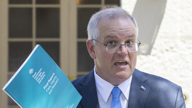 Prime Minister Scott Morrison has announced an additional $452.2 million in funding for reforms in the aged sector. Picture: Getty