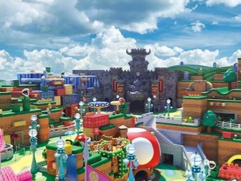 the Super Nintendo World theme park will open in Japan in 2021. Picture: Universal Studios Japan