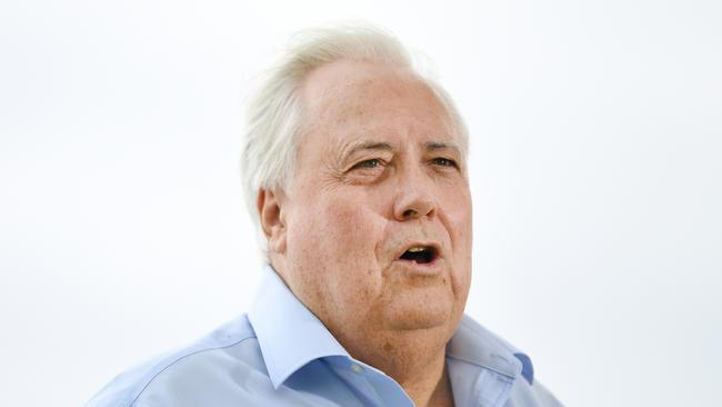 Clive Palmer’s record of policy fantasy underlines the fact he has nothing to offer Queenslanders. Picture: AAP