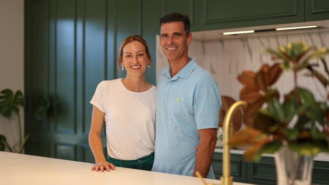 With wife Kirstin, builder Luke Kruberg created a dream home. Picture: Peter Wallis