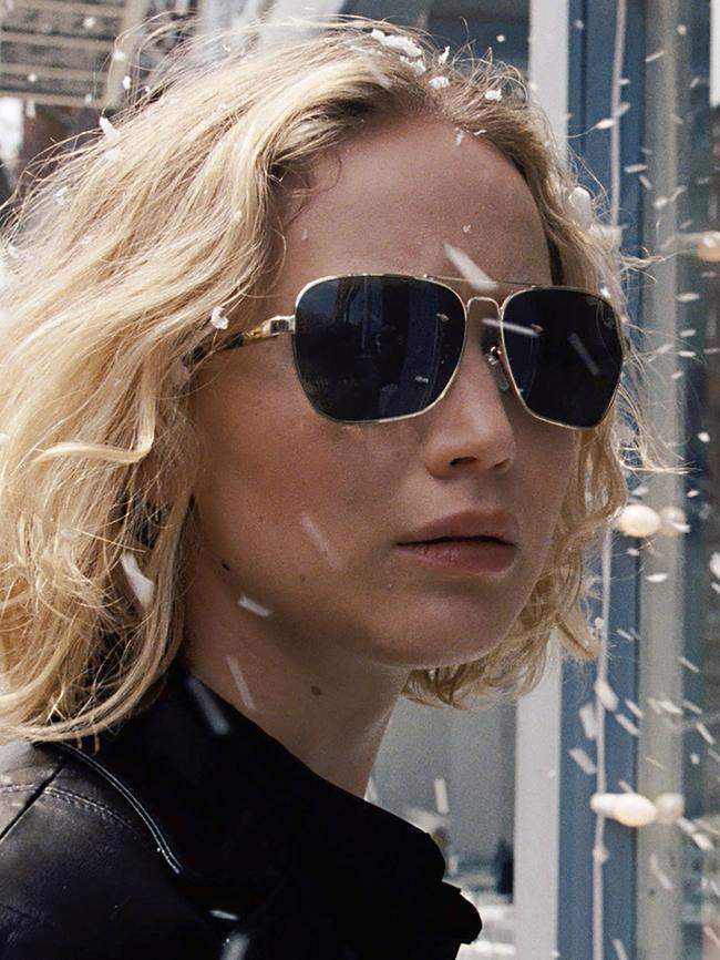 Jennifer Lawrence in Joy.