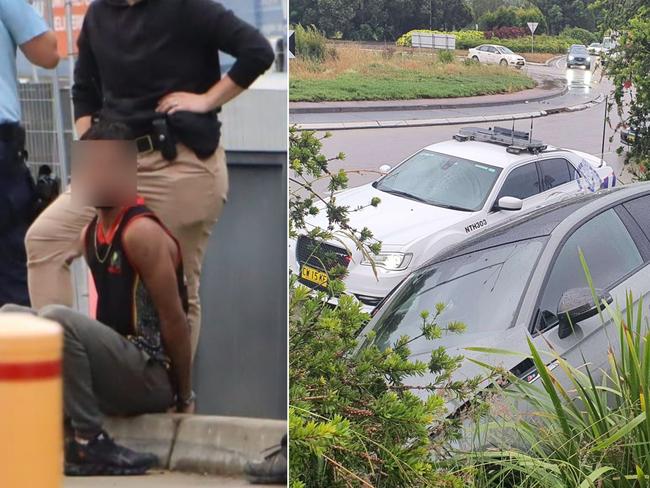 Coffs Harbour crime. Crash on Pacific Highway grey audi.