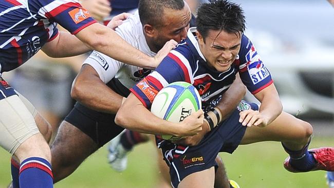 Palmerston’s Greg Svanvelds feels the pressure. Picture: HELEN ORR