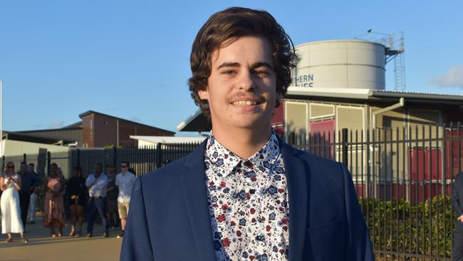 Logan Anderson at the Mackay Northern Beaches State High School formal, on Saturday October 17. Picture: Zizi Averill