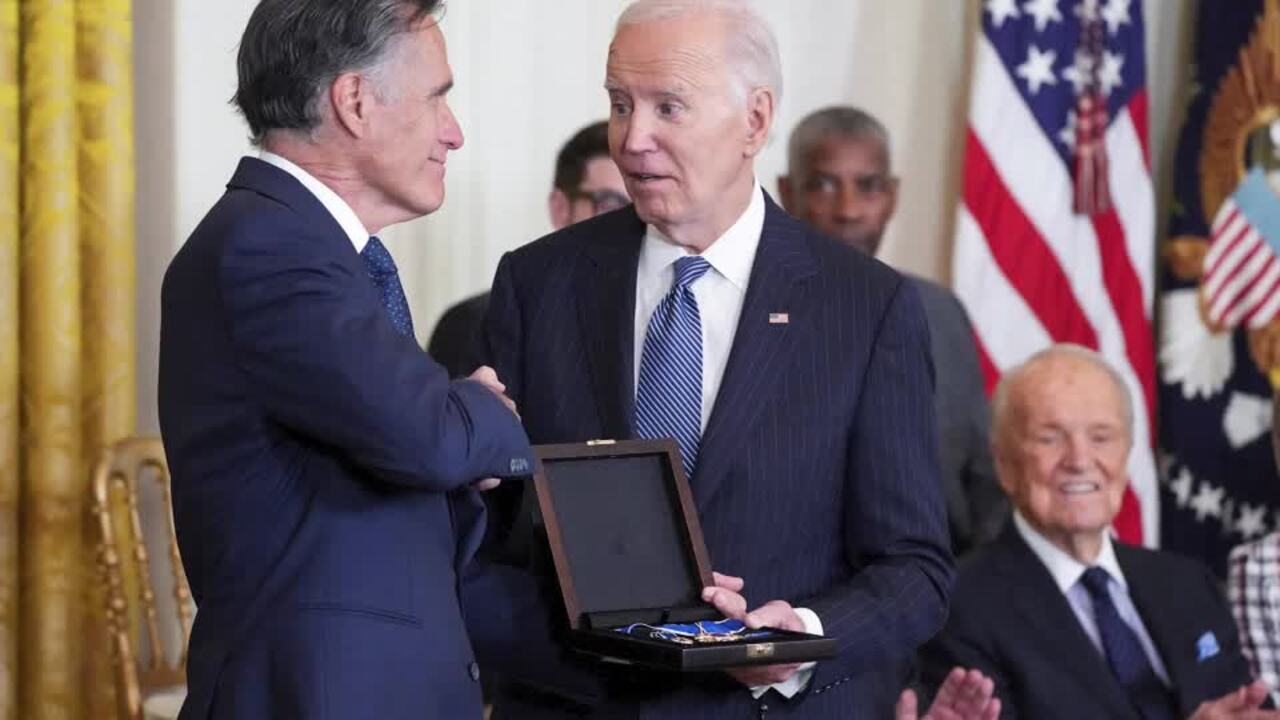 Biden awards Medal of Freedom to Clinton, Bono and others