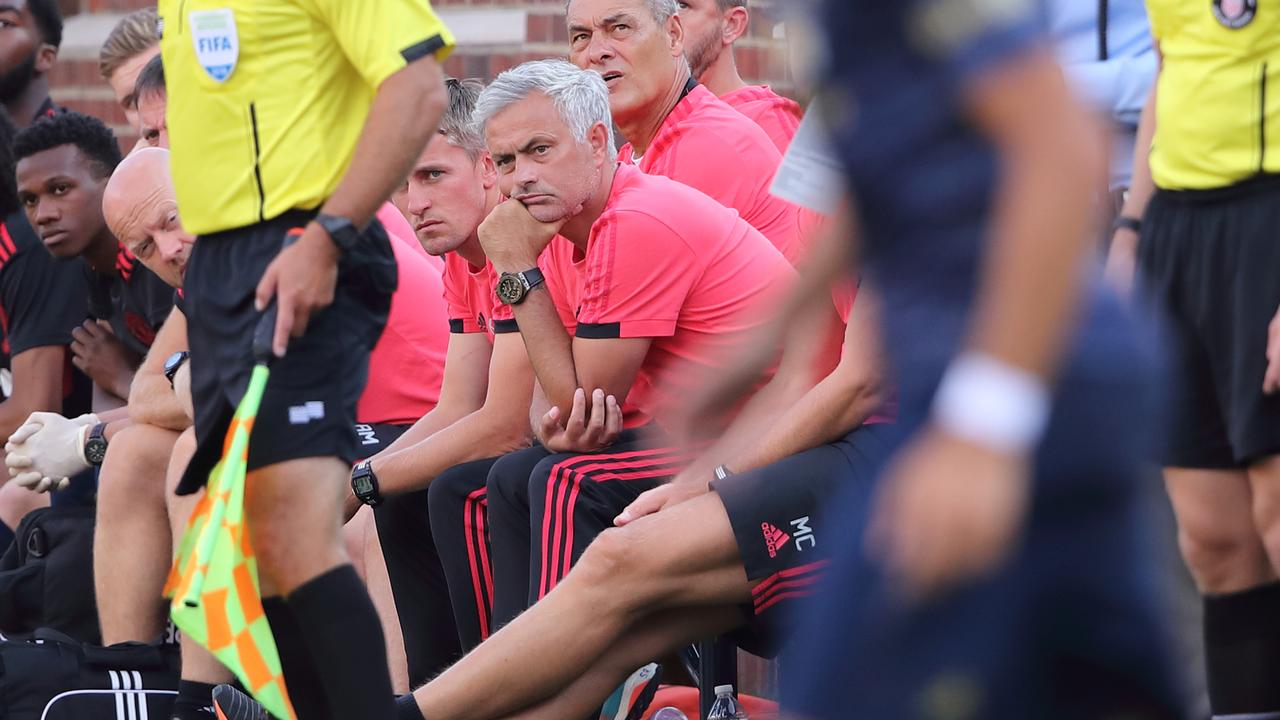 Jose Mourinho is in his third season at Manchester United.