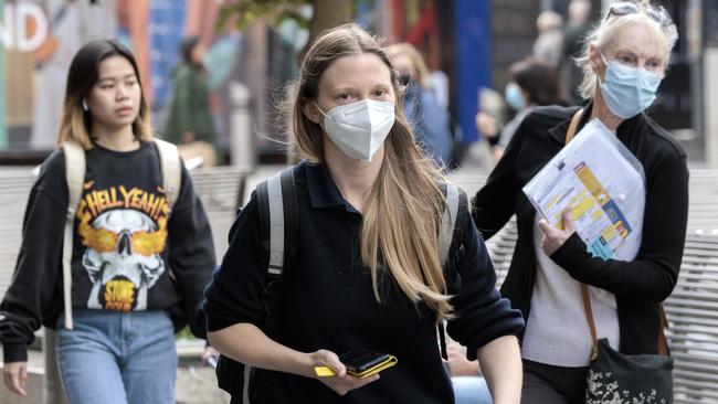 Masks will still be required on public transport, planes and in rideshare vehicles. Picture: David Geraghty