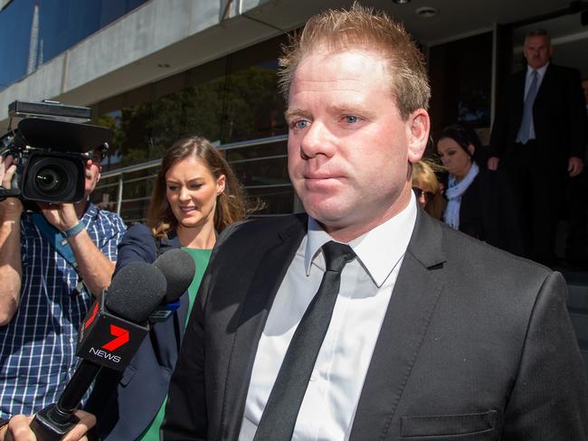 Nick Stevens beat his partner and then dragged her through a lengthy appeals process. Picture: Mark Dadswell