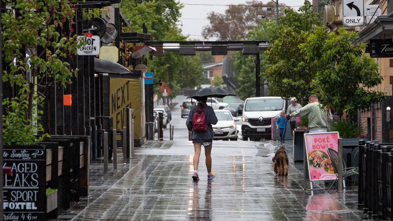 29-11-2023 Wet weather hits Geelong. Picture: Brad Fleet