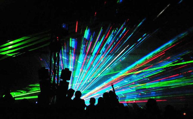 A Laser Light Show will close The Gold Rush Festival this year in Mary St. Picture: Leigh Jensen