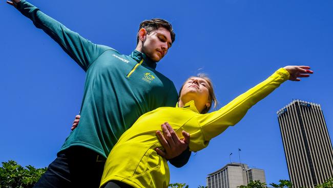 Figure skating pair Ekaterina 'Katia' Alexandrovskaya and Harley Windsor are partners both on and off the ice.