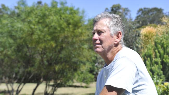 Sandy Beach resident Rick Darmanin looks out over the reserve where 15 dead birds were discovered over the course of a few days. The EPA is investigating the deaths as a possible poisoning. Photo: Tim Jarrett