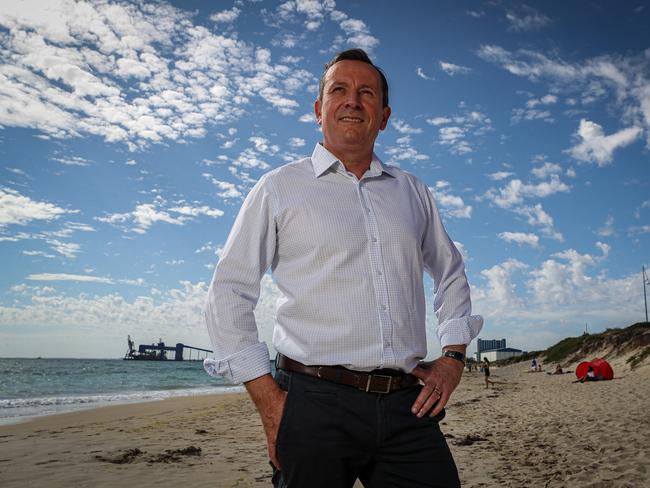 WA premier Mark McGowan. Picture: Colin Murty