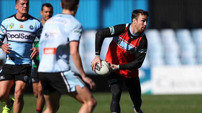 James Maloney is due back for the Sharks. Picture: Brett Costello